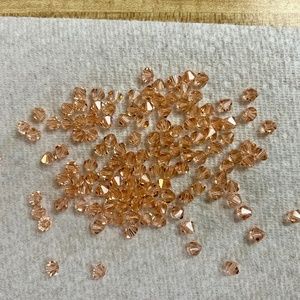 Swarovski Beads 6 mm bicones Peach  130 in lot